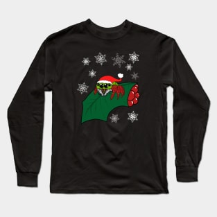 Christmas Jumping Spider Long Sleeve T-Shirt